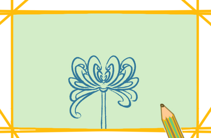 盛開的菊花上色<a href=http://www.inspiredelm.com/jianbihua/ target=_blank class=infotextkey>簡筆畫</a>要怎么畫