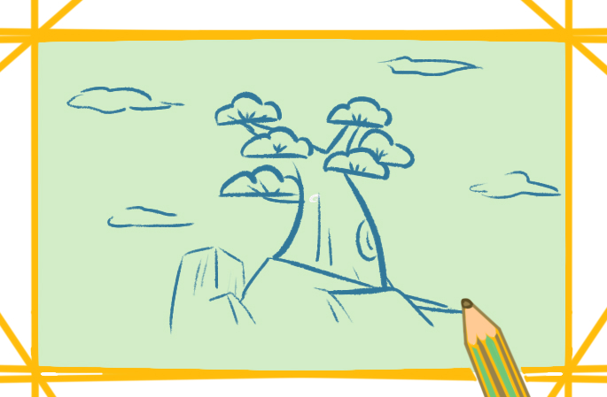 好看的松樹<a href=http://www.inspiredelm.com/jianbihua/ target=_blank class=infotextkey>簡筆畫</a>圖片怎么畫