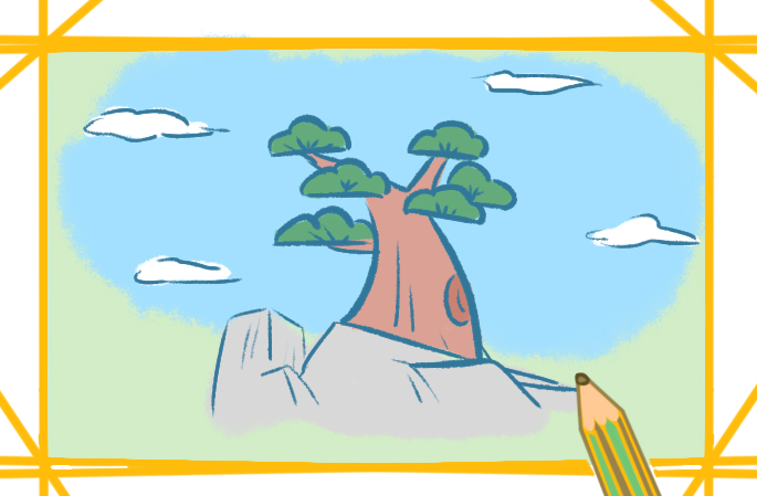 好看的松樹<a href=http://www.inspiredelm.com/jianbihua/ target=_blank class=infotextkey>簡筆畫</a>圖片怎么畫