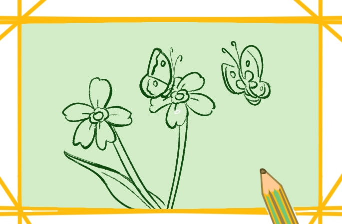 漂亮的野花<a href=http://www.inspiredelm.com/jianbihua/ target=_blank class=infotextkey>簡(jiǎn)筆畫</a>圖片怎么畫