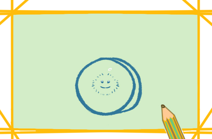 彩色的獼猴桃<a href=http://www.inspiredelm.com/jianbihua/ target=_blank class=infotextkey>簡筆畫</a>圖片怎么畫
