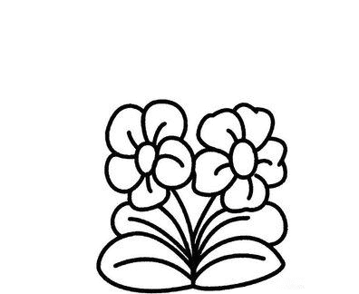 美麗的花朵幼兒簡(jiǎn)筆