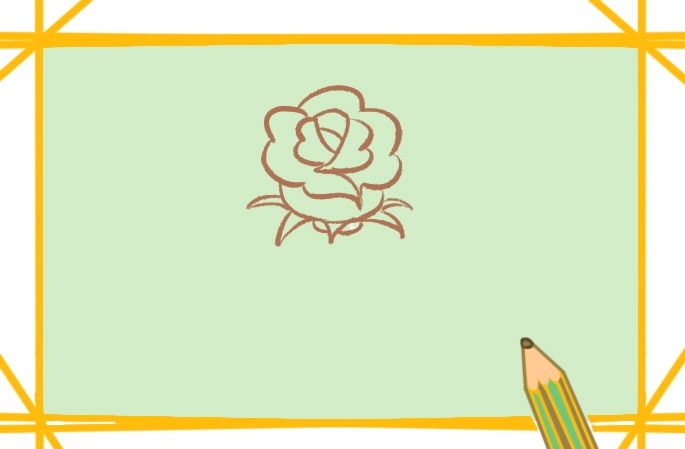 紅色的玫瑰<a href=http://www.inspiredelm.com/jianbihua/ target=_blank class=infotextkey>簡(jiǎn)筆畫</a>圖片怎么畫