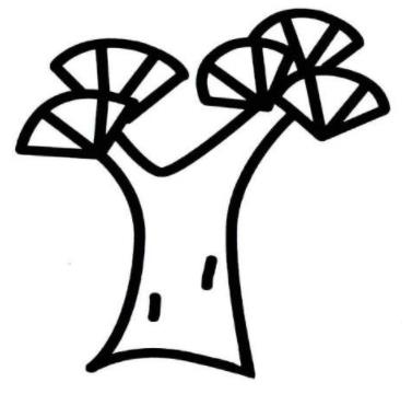 松樹兒童繪畫作品圖集