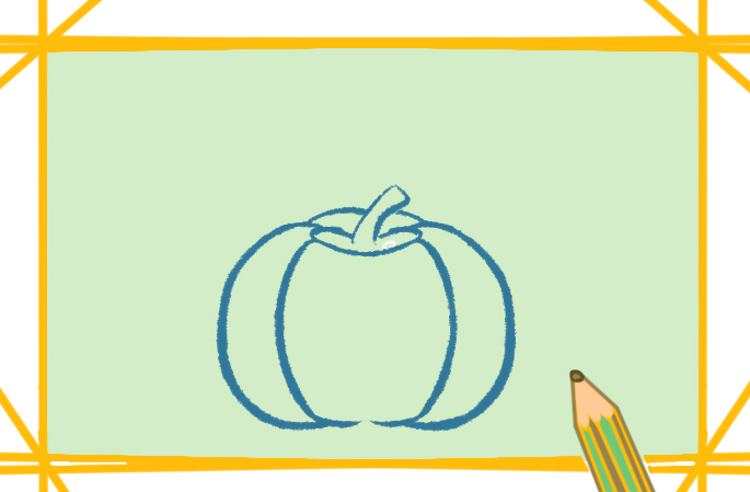 漂亮的南瓜<a href=http://www.inspiredelm.com/jianbihua/ target=_blank class=infotextkey>簡筆畫</a>要怎么畫