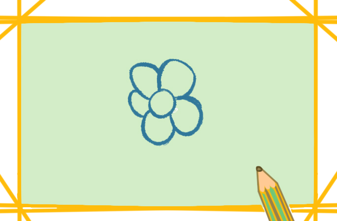 簡單的小花上色<a href=http://www.inspiredelm.com/jianbihua/ target=_blank class=infotextkey>簡筆畫</a>要怎么畫