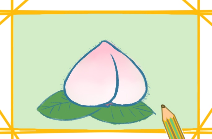 大桃子簡(jiǎn)筆畫(huà)圖片一學(xué)就會(huì)