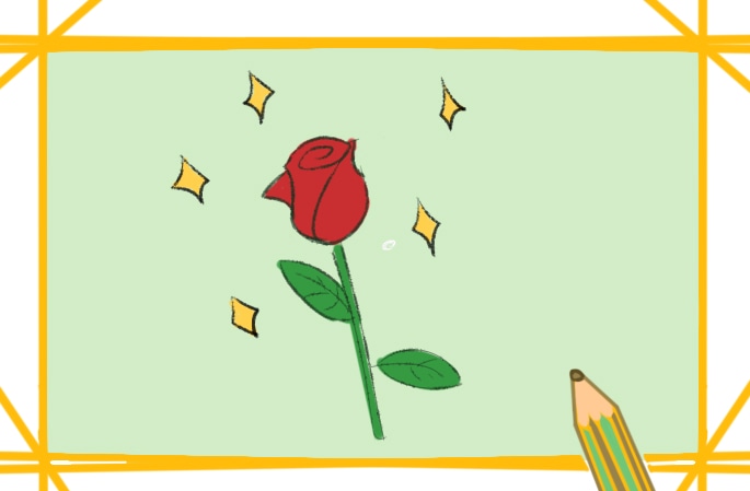 簡單的玫瑰<a href=http://www.inspiredelm.com/jianbihua/ target=_blank class=infotextkey>簡筆畫</a>圖片怎么畫