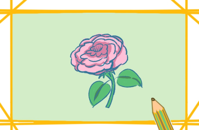 粉色的牡丹<a href=http://www.inspiredelm.com/jianbihua/ target=_blank class=infotextkey>簡筆畫</a>圖片怎么畫