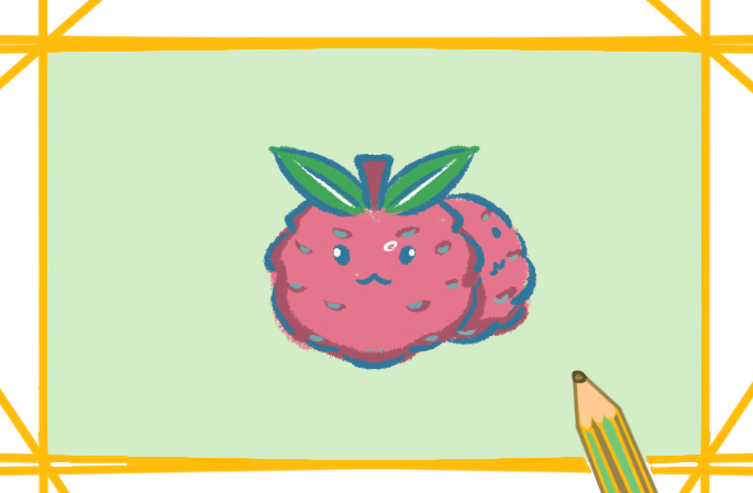 好吃的樹莓<a href=http://www.inspiredelm.com/jianbihua/ target=_blank class=infotextkey>簡筆畫</a>圖片怎么畫