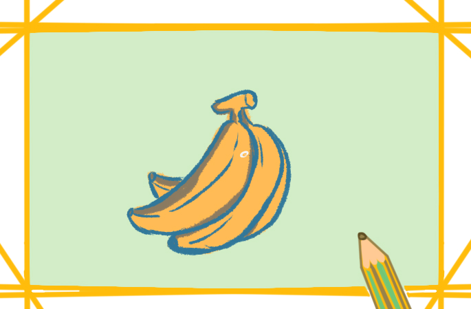 黃色的香蕉上色<a href=http://www.inspiredelm.com/jianbihua/ target=_blank class=infotextkey>簡筆畫</a>要怎么畫