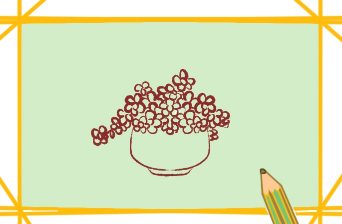 漂亮的花盆<a href=http://www.inspiredelm.com/jianbihua/ target=_blank class=infotextkey>簡筆畫</a>圖片怎么畫