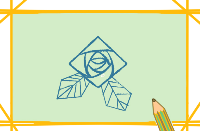 簡單的薔薇上色<a href=http://www.inspiredelm.com/jianbihua/ target=_blank class=infotextkey>簡筆畫</a>要怎么畫