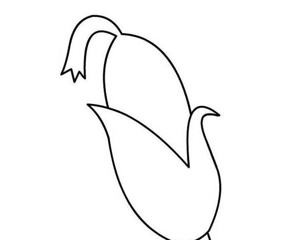 簡(jiǎn)單可愛的玉米簡(jiǎn)筆