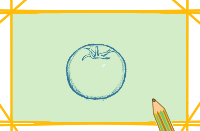 漂亮的番茄上色<a href=http://www.inspiredelm.com/jianbihua/ target=_blank class=infotextkey>簡筆畫</a>要怎么畫