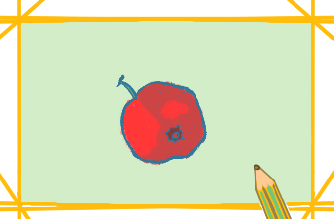 一顆小山楂上色<a href=http://www.inspiredelm.com/jianbihua/ target=_blank class=infotextkey>簡(jiǎn)筆畫</a>要怎么畫