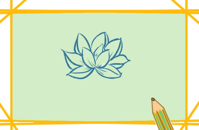 簡單好看的荷花<a href=http://www.inspiredelm.com/jianbihua/ target=_blank class=infotextkey>簡筆畫</a>圖片怎么畫