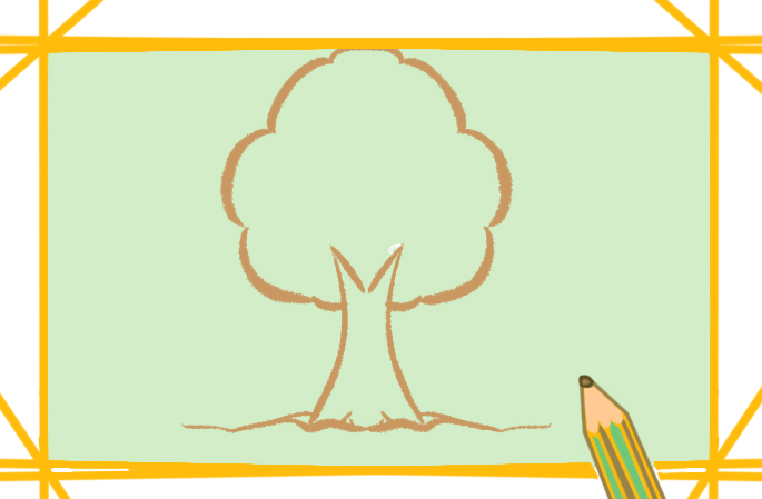 小清新的蘋果樹上色<a href=http://www.inspiredelm.com/jianbihua/ target=_blank class=infotextkey>簡筆畫</a>要怎么畫