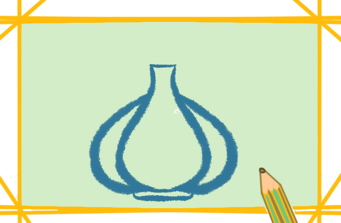 一顆好看的大蒜上色<a href=http://www.inspiredelm.com/jianbihua/ target=_blank class=infotextkey>簡筆畫</a>要怎么畫