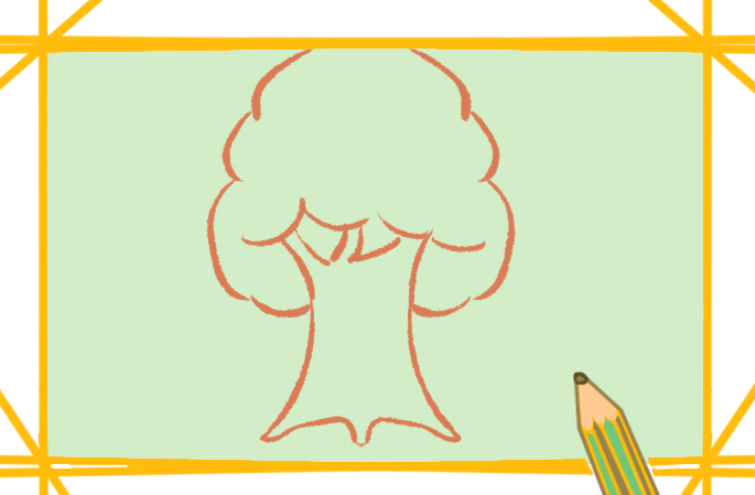 好看容易的蘋果樹上色<a href=http://www.inspiredelm.com/jianbihua/ target=_blank class=infotextkey>簡筆畫</a>要怎么畫