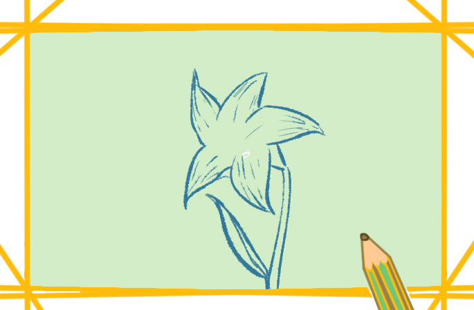 百合<a href=http://www.inspiredelm.com/jianbihua/ target=_blank class=infotextkey>簡筆畫</a>白色花朵怎么畫