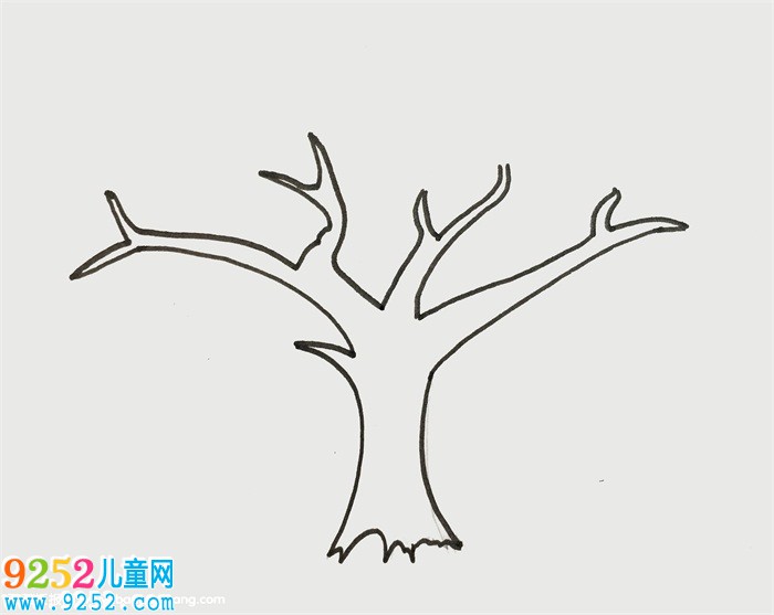 樹冠怎么畫