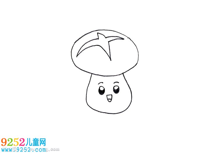 香菇怎么畫