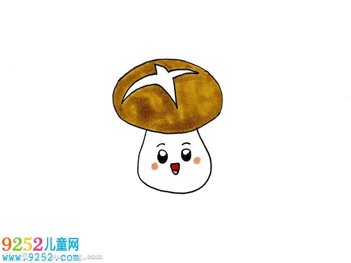香菇怎么畫