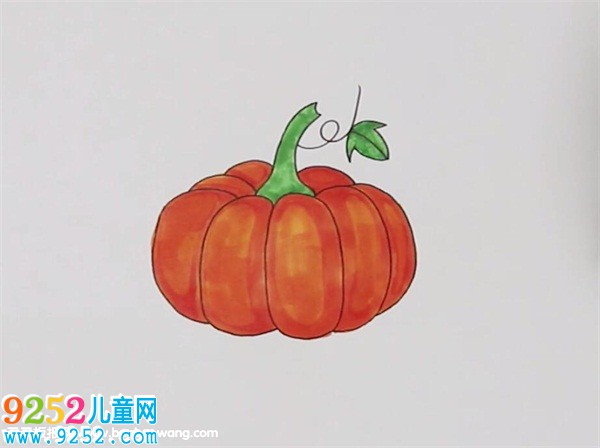 南瓜<a href=http://www.inspiredelm.com/jianbihua/ target=_blank class=infotextkey>簡(jiǎn)筆畫(huà)</a>