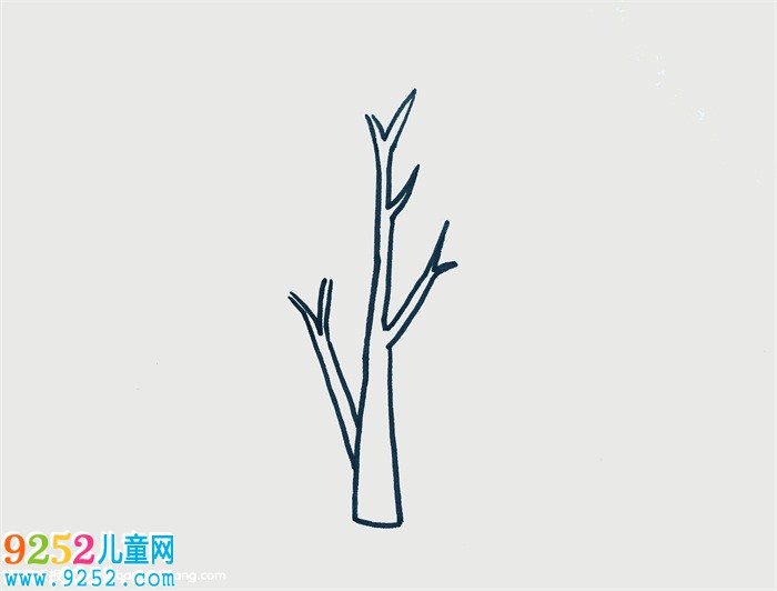 小樹怎么畫