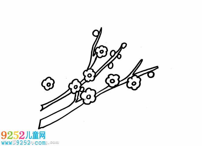 梅花怎么畫漂亮又簡(jiǎn)單，兒童梅花的畫法<a href=http://www.inspiredelm.com/jianbihua/ target=_blank class=infotextkey>簡(jiǎn)筆畫</a>