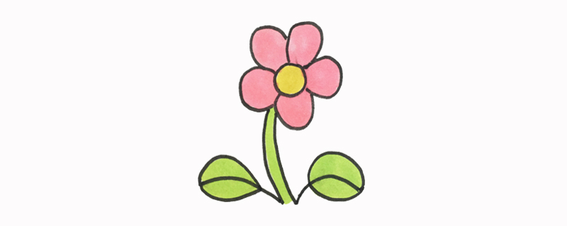 美麗的小花怎么畫，畫簡單又漂亮的小花