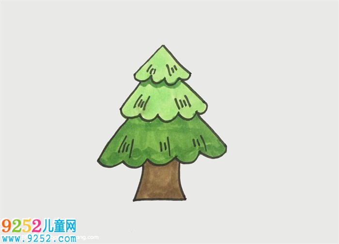 松樹(shù)怎么畫(huà)
