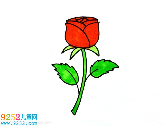 <a href=http://www.inspiredelm.com/ertonghua/ target=_blank class=infotextkey>兒童畫(huà)</a>玫瑰花簡(jiǎn)單畫(huà)法