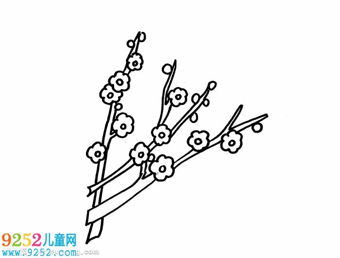 梅花怎么畫漂亮又簡(jiǎn)單，兒童梅花的畫法<a href=http://www.inspiredelm.com/jianbihua/ target=_blank class=infotextkey>簡(jiǎn)筆畫</a>