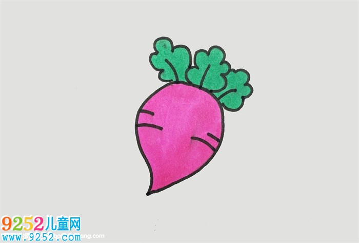 蘿卜怎么畫簡單又可愛