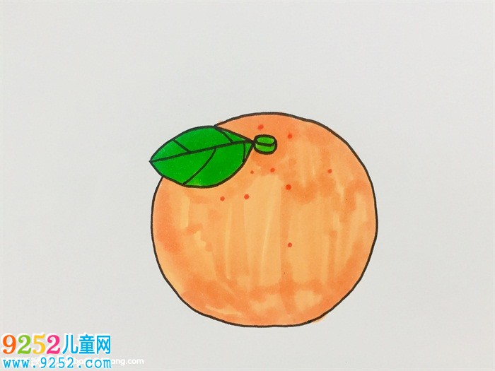 橘子的畫(huà)法