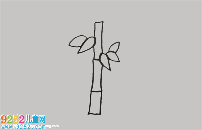 怎樣畫竹葉
