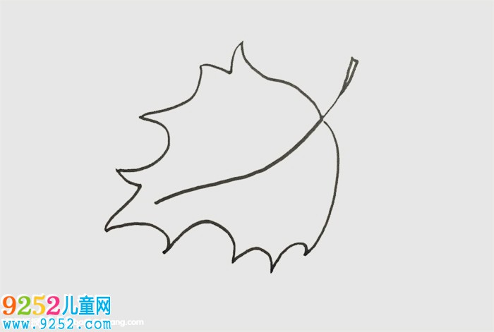 落葉怎么畫