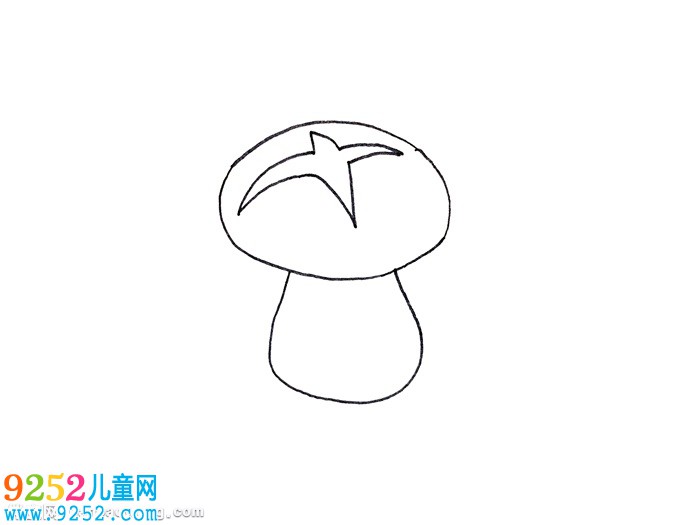 香菇怎么畫