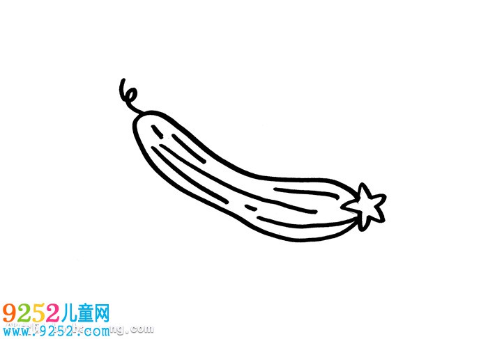 絲瓜的畫法