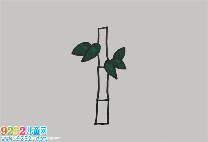 怎樣畫竹葉
