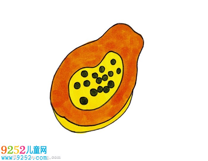 木瓜怎么畫