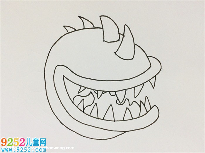 食人花怎么畫
