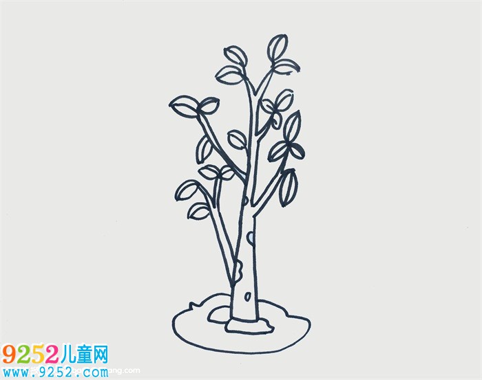 小樹怎么畫