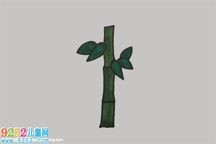 怎樣畫竹葉
