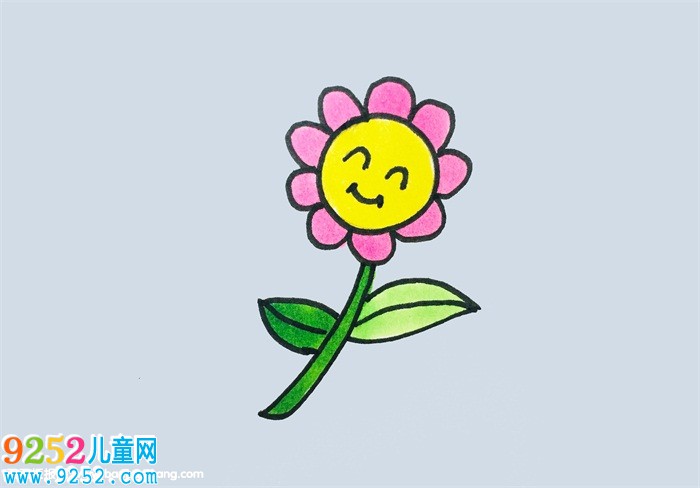 小花怎么畫簡單好看
