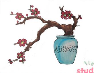 梅花簡(jiǎn)筆畫