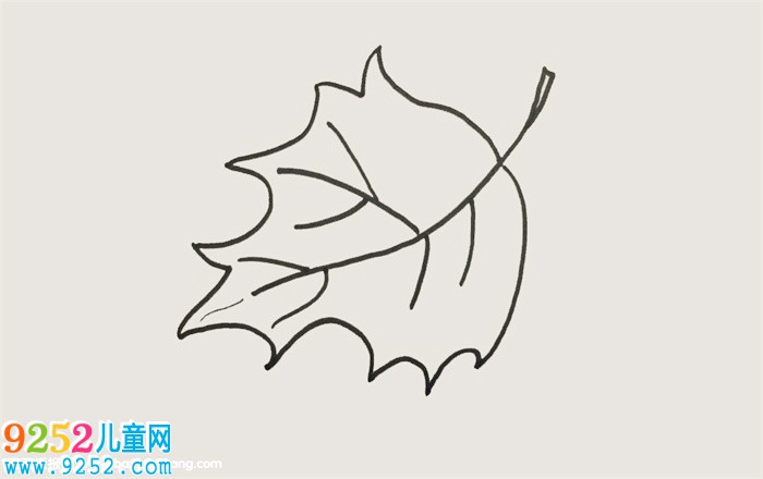 落葉怎么畫