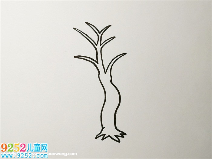 簡單又好看的柳樹畫法